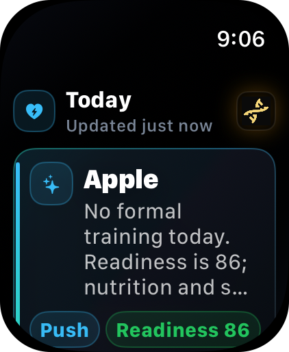FlexForce X Apple Watch today screen